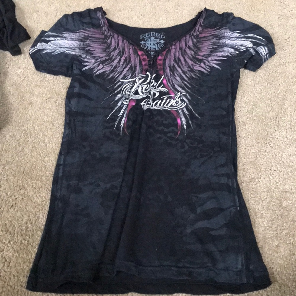 Black Rebel Saints Top